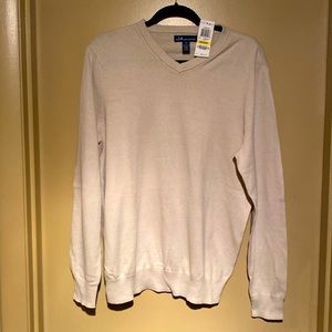 John Ashford men’s v-neck sweater,  Med